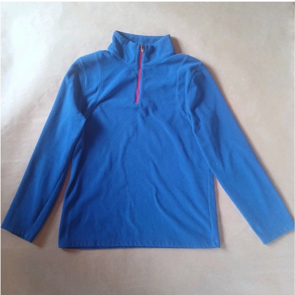 Eddie Bauer Fleece Pullover Women's M Long Sleeve 1/4 Zip Outdoors Athleisure - Picture 1 of 9